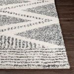 Product Image 4 for Deluxe Shag Cream / Charcoal Rug from Surya