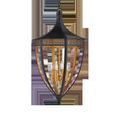 Wycombe Lantern hanging in a white hallway highlighting scale and classic interior setting