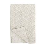 Product Image 2 for Porter 100% Cotton 50"x70" Throw Blanket, Ivory from Classic Home Furnishings