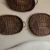 Product Image 6 for Decorative Hand-woven Wicker Nesting Trays With Handles, Natural, Set Of 3 from Creative Co-Op