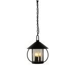 Secco Pendant with warm glowing lights angled slightly to the right