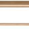 Form Trestle Dining Table with sculptural wooden base and smooth rectangular top in natural wood finish