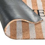 Product Image 5 for Striped Black and Natural 24x57 Doormat from Classic Home Furnishings