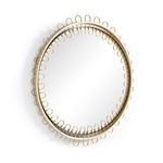 Product Image 1 for Vorticity Oval Rattan Mirror from Johnathan Charles