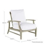 Product Image 23 for Croquet Teak Recliner Chair from Summer Classics