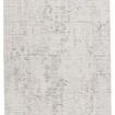 Jovie Abstract Ivory/ Gray Rug with a tonal linear abstract pattern blending gray and ivory hues