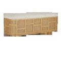 Product Image 7 for Anisa Patchwork Rattan Storage Bench from Currey & Company