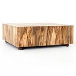 Smooth and polished wood grain texture on Hudson Square Coffee Table corner