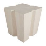 Product Image 4 for Arthur White Mahogany Geometric Side Table from Gabby