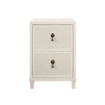 Product Image 6 for Two Drawer Side Table With Fluted Drawer Fronts from Worlds Away