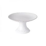 Product Image 3 for Pearl 9'' Scalloped Ceramic Stoneware Stand - White from Costa Nova