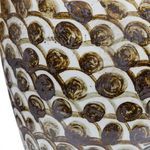 Product Image 4 for Rusty Brown Jar With Fish Scale Pattern from Legend of Asia
