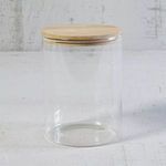 Product Image 2 for Finn Canister - Glass with Wood Lid from Homart