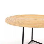 Clover Round Coffee Table Honey Rattan image 8