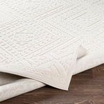 Product Image 4 for Greenwich Indoor / Outdoor Cream Diamond Rug from Surya