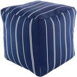 Product Image 1 for Vallarta Dark Blue Indoor / Outdoor Pouf from Surya