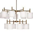 Product Image 2 for Ellis Two Tier Chandelier  Shades from Jamie Young