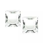 Product Image 1 for Large Dimpled Crystal Cubes   Set Of 2 from Elk Home