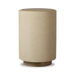 Product Image 6 for Crosby Light Cream Faux Shagreen Side Table  from Four Hands