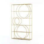 Product Image 4 for Danielle Bookshelf Brass Patina from Four Hands
