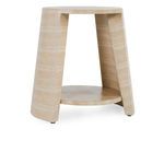 Product Image 1 for Rosen Outdoor Round Stone End Table from Classic Home Furnishings