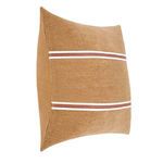 Product Image 4 for Pryce 22" Cotton Linen Blend Throw Pillow, Chestnut Brown from Classic Home Furnishings