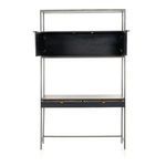 Product Image 27 for Trey Black Wash Poplar Modular Wall Desk from Four Hands