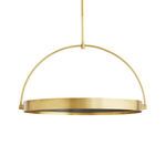 Product Image 3 for Fisk Antique Gold Brass Steel Pendant from Arteriors