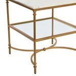 Product Image 7 for Evelyn End Table with Glass Storage Shelf from Creative Co-Op
