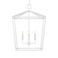 Product Image 15 for Denison Large White Wrought Iron Chandelier from Currey & Company