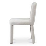 Side profile of Place dining chair illustrating seat height and backrest angle