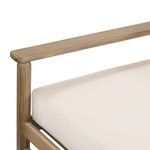 detailed view of braided rope pattern forming sofa backrest