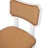 Product Image 3 for Bow Back Upholstered Dining Chair In Matte White Lacquer from Worlds Away