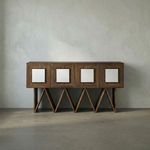 Product Image 1 for Jean-Michel Dark Walnut with Mirror Sideboard from Noir