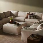 Product Image 2 for Delray 8 Piece Slipcover Sectional With Ottoman from Four Hands