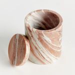 Product Image 3 for Jaqueline Marble Round Lidded Box Tall from Napa Home And Garden