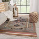 Product Image 4 for Clovelly Hand-Knotted Medallion Taupe/ Multicolor Rug from Jaipur 