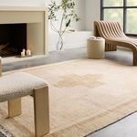 Product Image 6 for Astine Hand Knotted Medallion Beige/Cream Rug from Jaipur 