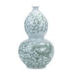 Product Image 2 for Celadon Dragon Lotus Gourd Vase from Legend of Asia