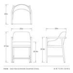 Product Image 7 for Chilton Outdoor Stool from Arteriors