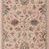 Giada Blush rug in long rectangular runner shape with consistent blush and multicolor floral design