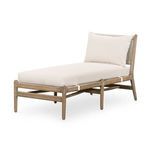 Rosen Outdoor White Chaise Lounge image 1