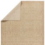 Product Image 3 for Tobias Hand-Knotted Trellis Gold / Tan Rug 18" x 18" from Jaipur 