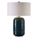 Product Image 5 for Uttermost Delane Dark Teal Table Lamp from Uttermost
