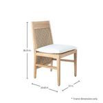 Product Image 21 for Savannah Teak Extended Back Side Chair from Summer Classics