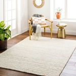 Product Image 3 for Anya Hand-Woven Gray / Light Olive Rug - 5' x 7'6" from Surya