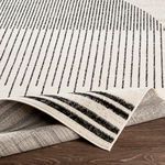 Product Image 5 for Pisa Ivory / Black Circle Rug from Surya