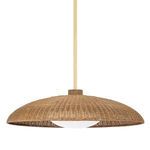 Product Image 4 for Delano 1-Light Extra-Large Vintage Gold Leaf Pendant Light from Hudson Valley