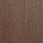 Close-up showing tight brown linear woven cording texture on chair back