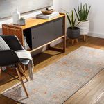 Product Image 3 for Avant Garde Woven Light Denim / Light Gray Rug - 2'7" x 7'3" from Surya